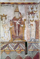 Le pape Clément IV investissant Charles d